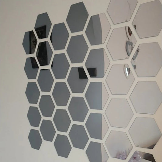 Hexagon Mirror Wall