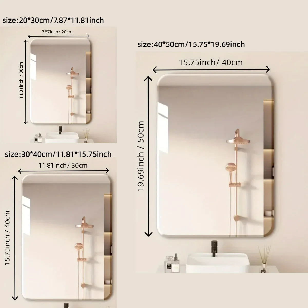 Rectangle Shape Mirror